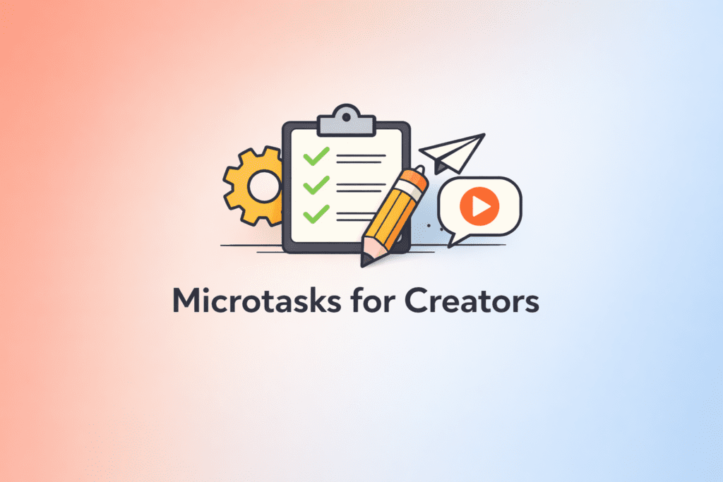 Microtasks help bloggers and content creators scale content production by outsourcing small repeatable tasks like research, promotion, and repurposing.
